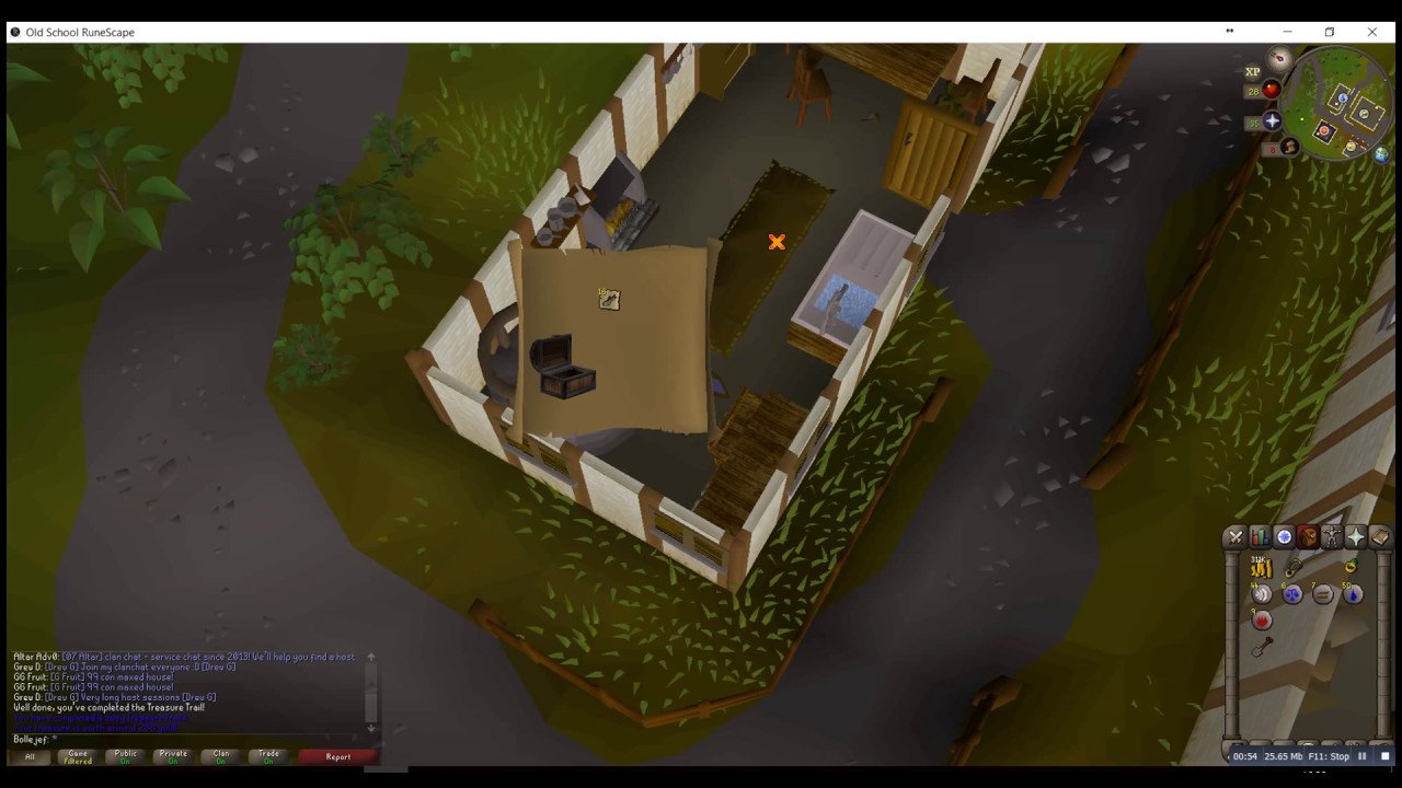 Search the drawers in the house next to the Port Sarim mage shop Clue