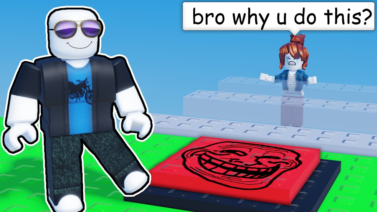 i crashed out trying to climb Roblox troll IQ tower...