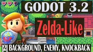 ZELDA-LIKE Tutorial |2| Background, enemy, knockback