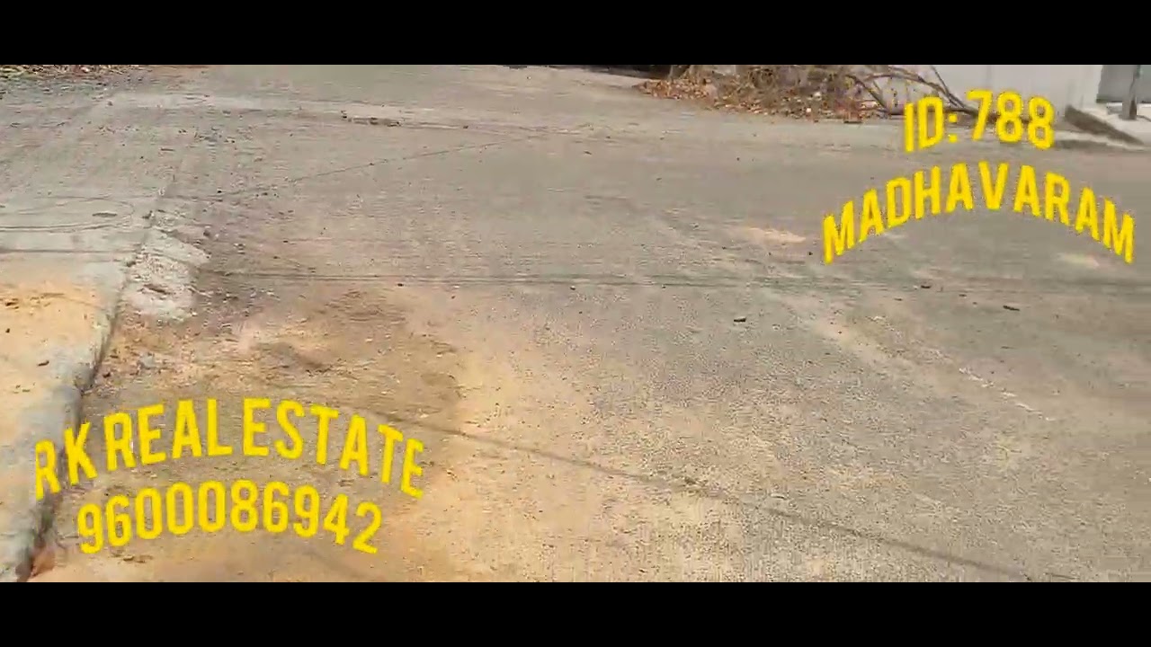ID 788 VACANT LAND SALE AT PERIYA SEKADU MADHAVARAM MILK COLONY CMDA