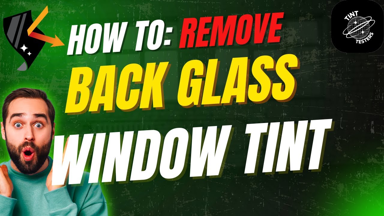 Как снять тонировку с заднего стекла