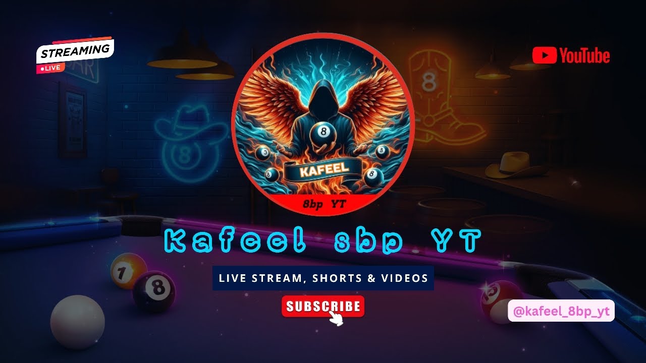 8 Ball Pool Live 🔴 | 0 To 500M Coins 🎯| Kafeel 8bp YT |