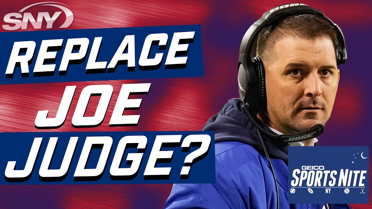 Should the Giants replace Joe Judge as head coach? | SportsNite | SNY