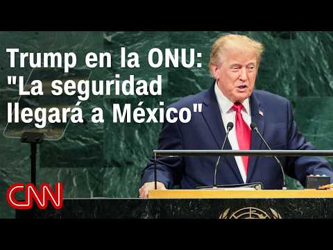 Trump spoke about security in Mexico during his speech to the United Nations