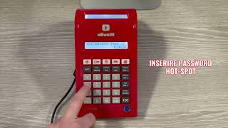 CONFIGURAZIONE CONNESSIONE HOT-SPOT IPHONE CON OLIVETTI FORM 100