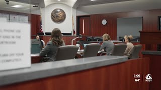 Ashlee Buzzard appears in court as judge denies motion challenging home search