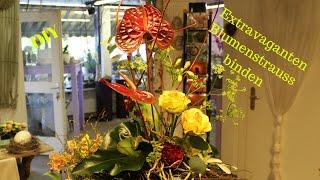 Diy - exklusiver exotischer blumenstrauss (ausgeliefert in oberhünigen)