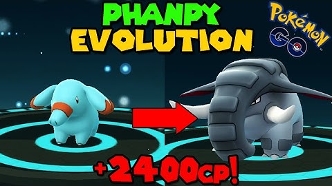 Evolving PHANPY to DONPHAN (Pokemon Go GEN 2 Evolution)