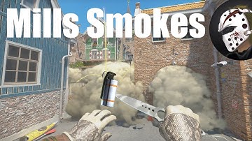 CS2 De_Mills Smokes (New Map by Catfood)