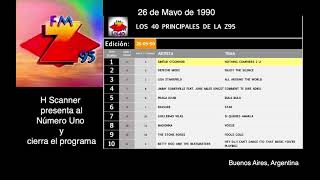 Z95 - LOS 40 - Número 1 del 26 de Mayo de 1990 con H.Scanner