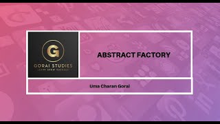 Abstract Factory Design Patterns | Abstract Factory Design Pattern in Java | Design Pattern in Java