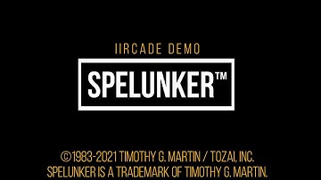 iiRcade DEMO - Spelunker
