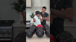 Celebrity DON'T POP THE RED BALLOON!!! 🙈🎈#shorts #challenge #fatherdaughter #funny Net Worth