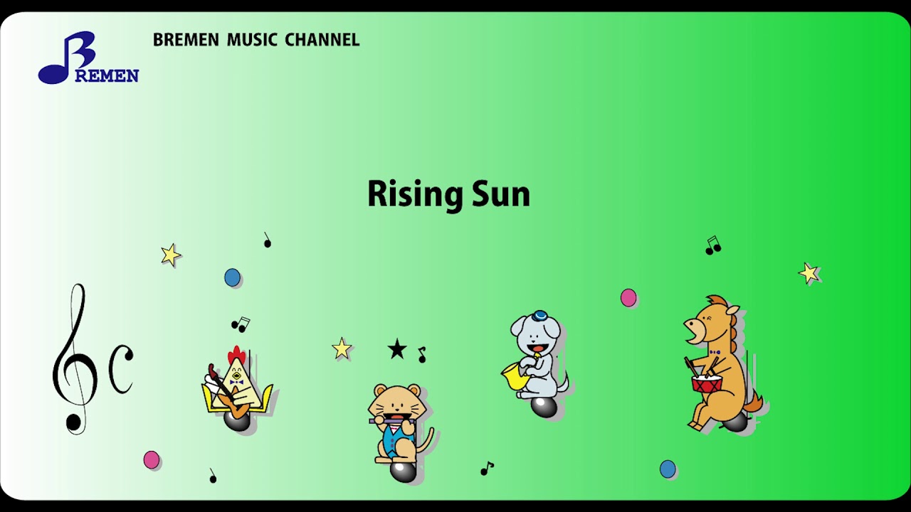 WA-023 Rising Sun【和太鼓合奏用楽譜】 - YouTube