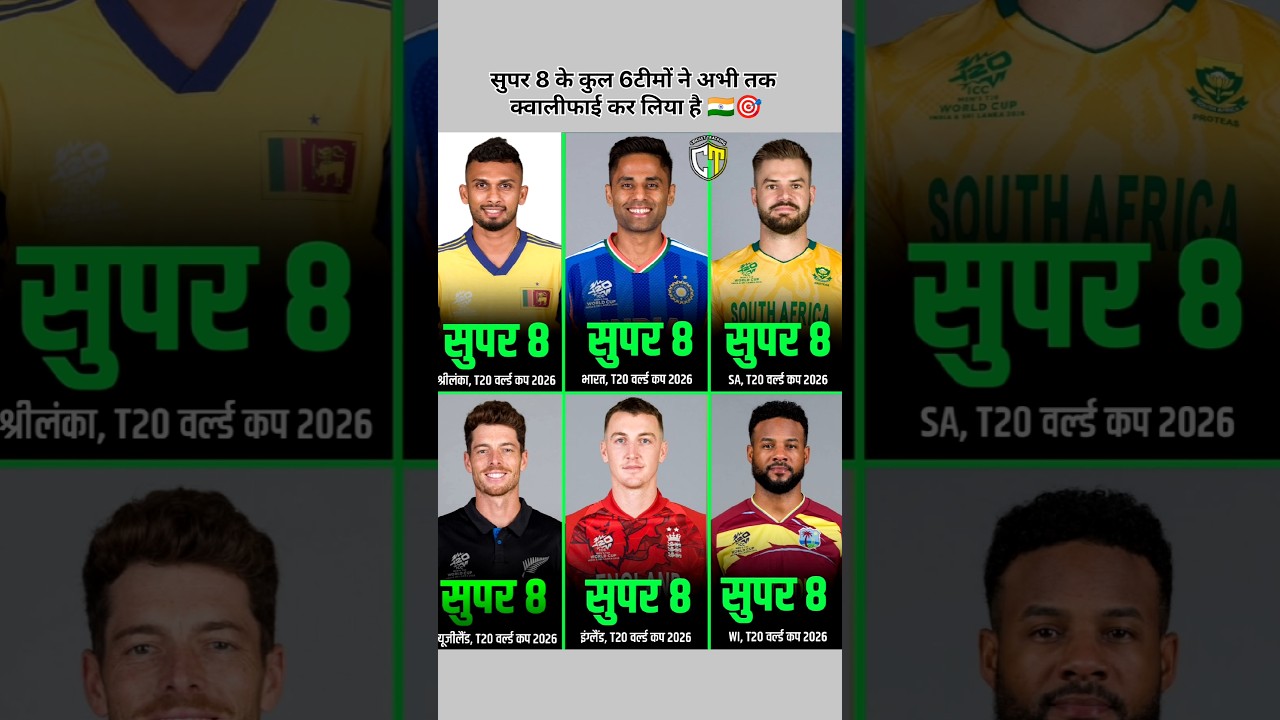 T20 World Cup 2026 Super 8 Team Captain 🥶