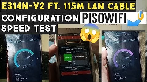 E314N-V2 COMFAST CONFIG ft. 115 METERS LAN CABLE SPEEDTEST UPDATES AFTER 7 MONTHS USE PISOWIFI