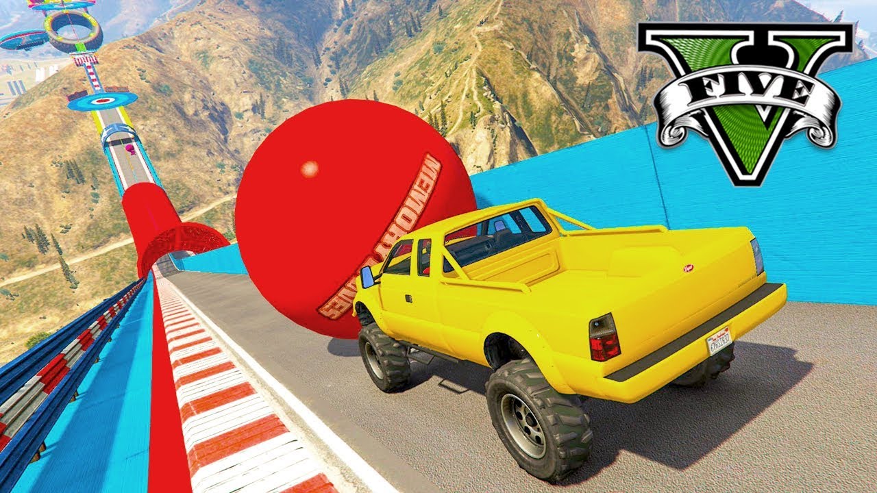 GTA V Online: A CORRIDA GENIAL 2 - EMPURRE A BOLA!!! (INCRÍVEL) - YouTube