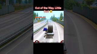 Out of the Way, Little Car! 😆 #truckgame #toe3newupdate #truckdriving