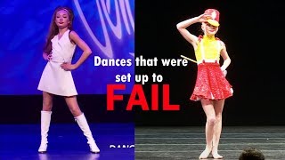 Dances That Were Set Up To Faildance Moms