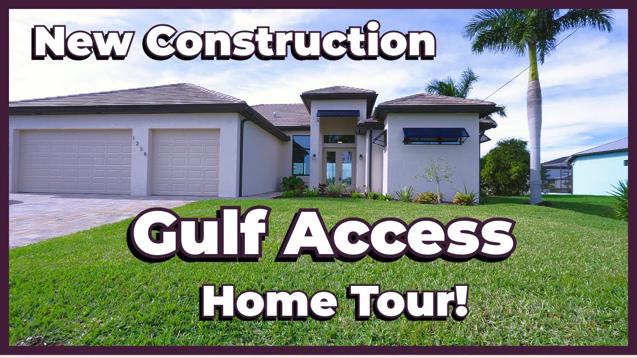 MustSee Cape Coral new Construction Waterfront Homes for Sale YouTube