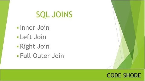SQL Server join hindi | urdu  :- Inner join,Left join,Right join and full outer join