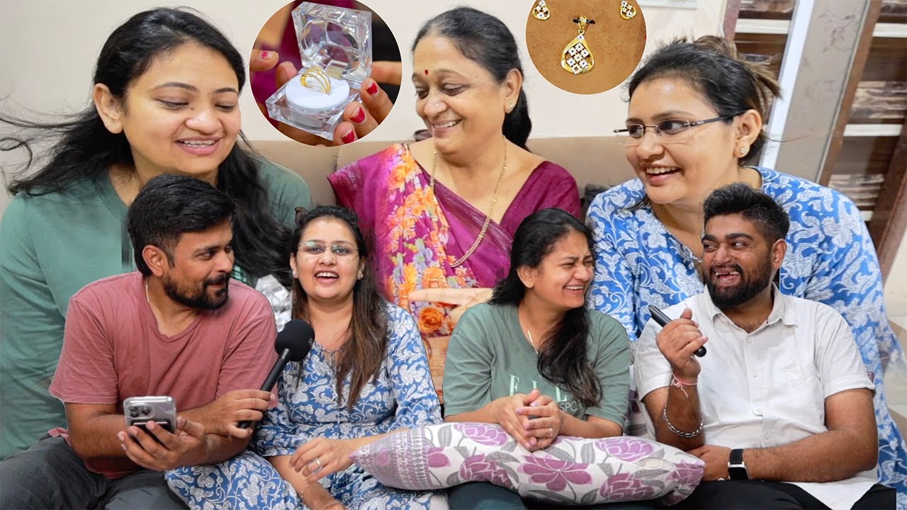 Behana ko Gold aur Sarika ko Diamond Gift | Navratri special podcast super comedy !