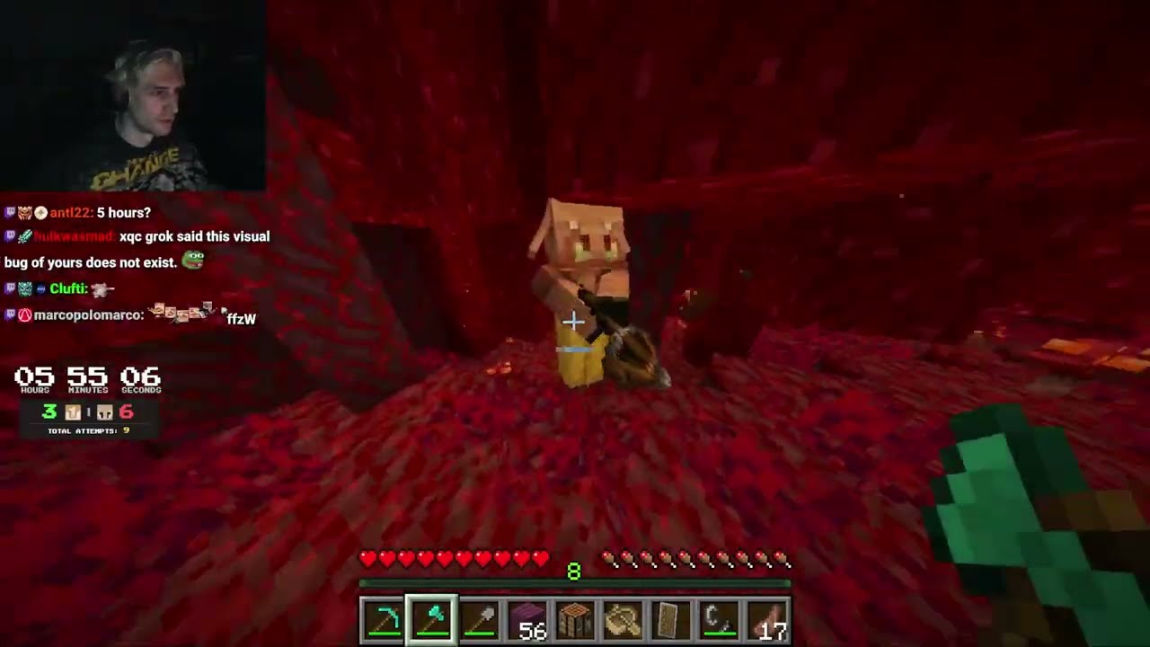 xQc and Jesse Beat Minecraft Hardcore