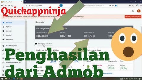 CARA MENGHASILKAN UANG DENGAN ADMOB, MEMBUAT APLIKASI ANDROID GRATIS TANPA CODING, MUDAH, DAN AMAN.