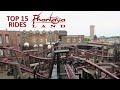 Top 15 rides at phantasialand