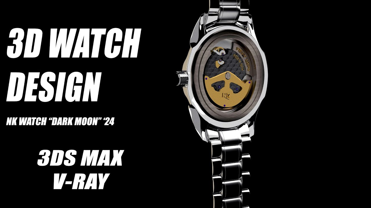 3D Watch Design and Animation - 3ds Max and VRAY