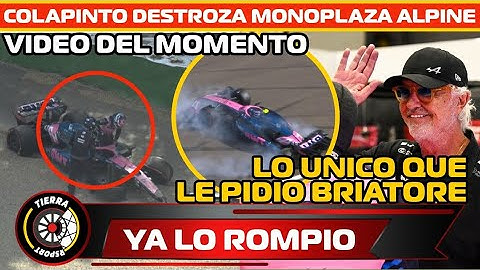 OFFICIAL VIDEO! FRANCO COLAPINTO'S SERIOUS CRASH AT THE IMOLA GP BROKE WHAT BRIATORE ASKED HIM