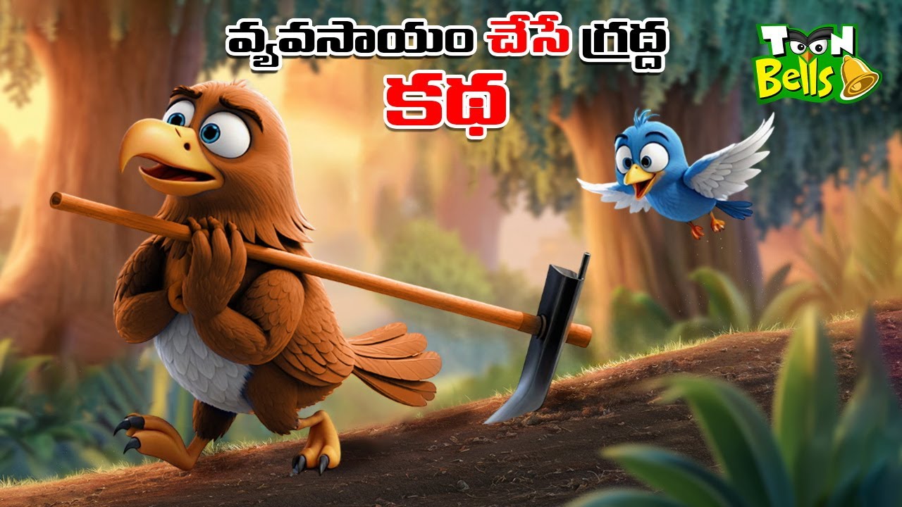 Telugu Stories - వ్యవసాయం చేసే గ్రద్ద నీతి కథ - Stories in Telugu - Moral Stories - Neethi kathalu