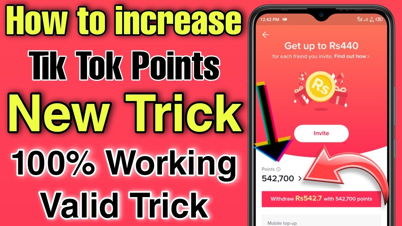 How to increase points on Tik Tok new trick Tik Tok Points kaise