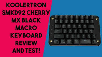 Koolertron SMKD92 Macro Keyboard Review and Test!