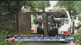 Stolen car victims in Indianapolis complain of fees