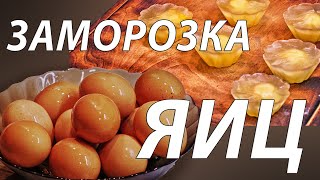 Заморозка яиц для длительного хранения.