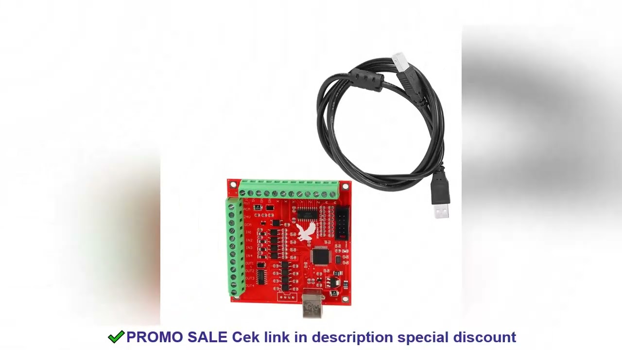 USB MACH3 100Khz Motion Controller Card Breakout Board for CNC Engraving Controller Card