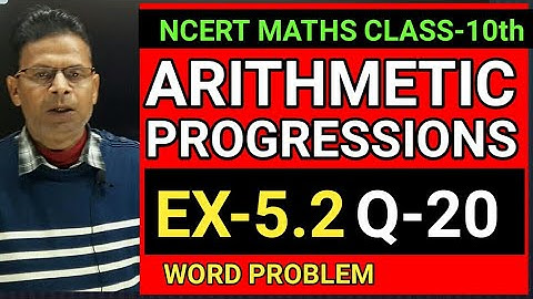 Class 10th | EX 5.2 | Q20 | Ncert Maths | Chapter 5 Arithmetic Progressions |
