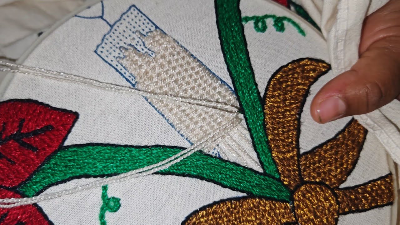 Bordado en Vela🕯️en puntada de petatillo