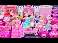 11 Minutes Satisfying with Unboxing Barbie Princess Wardrobe Dress Up Collection Toys Review | ASMR