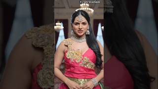 Divya Agarwal &amp; Akanksha Chamola ✨ Reimagined AI Look at Bombay Times Fashion Week 💃🔥 #shorts #ai