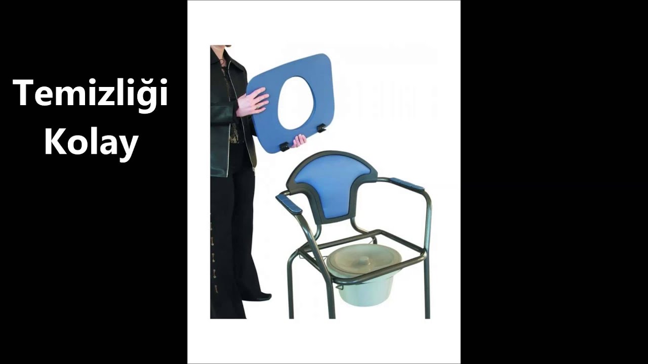 Wc �li Hasta Seyyar Taşınabilir Tuvalet Banyo Sandalyesi www