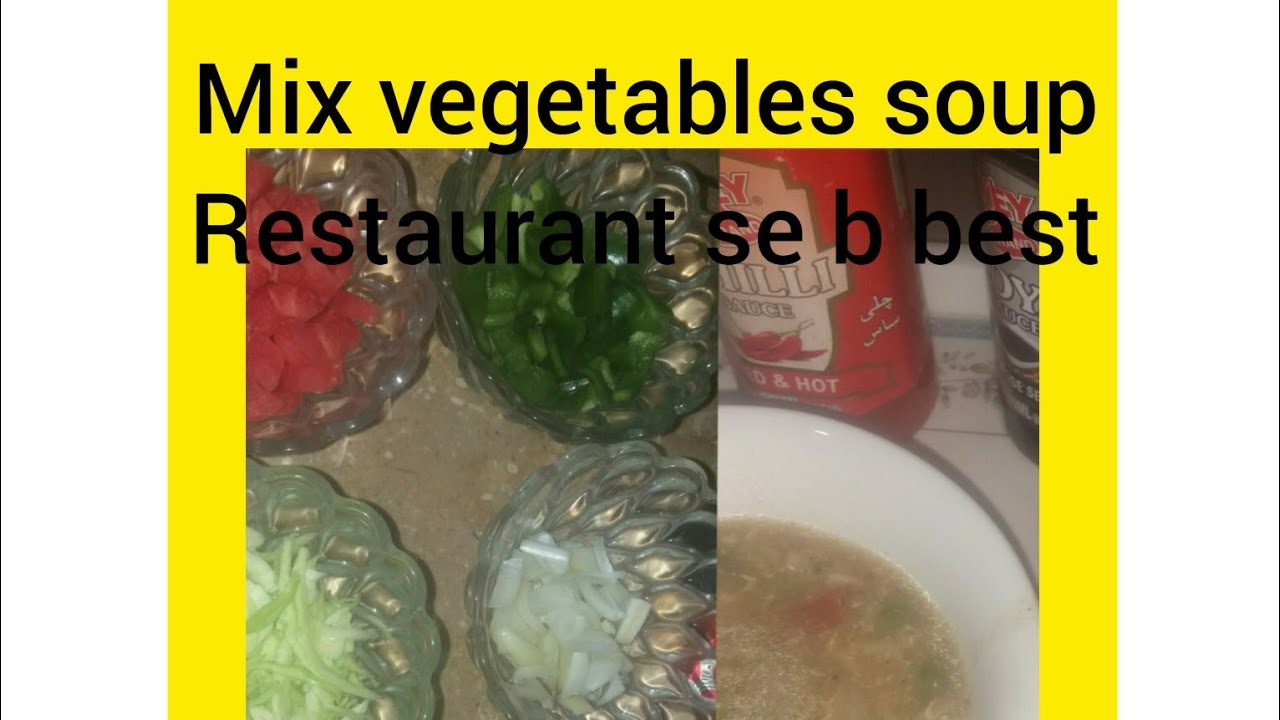 Vegetables Noodles Soup RecipeMixed Vegetable SoupHealthy Vegetarian