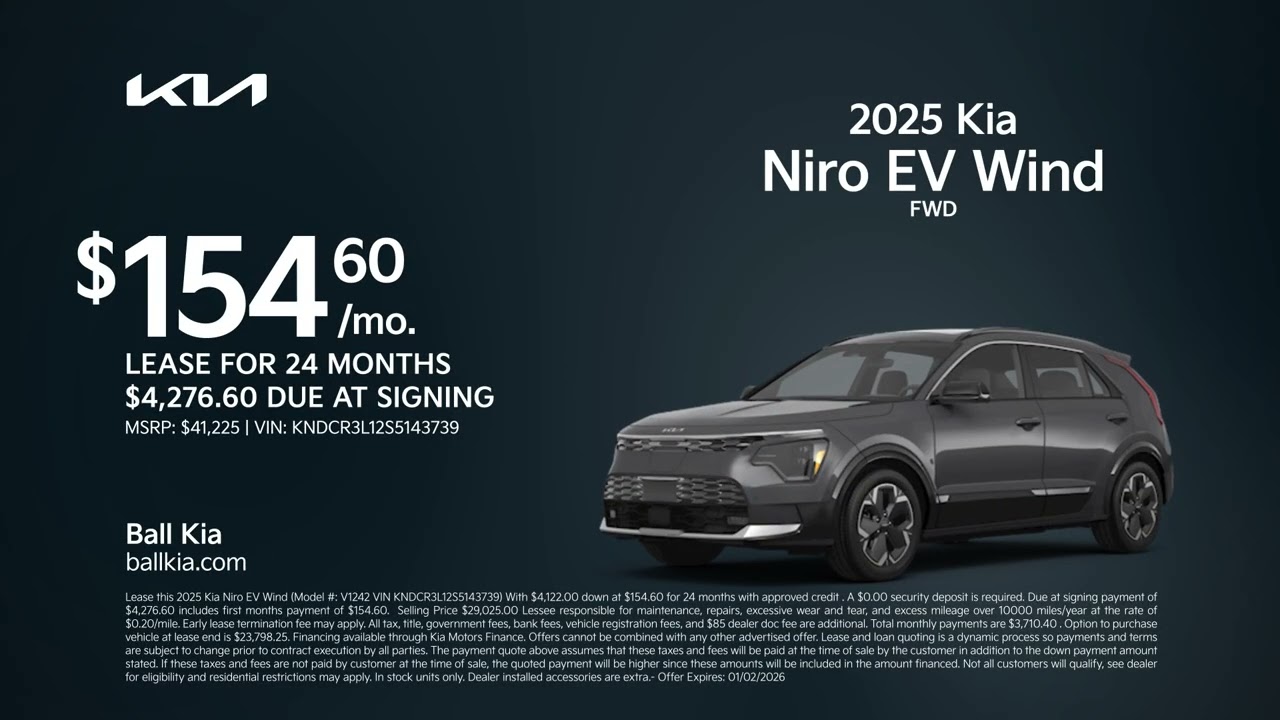 Kia Niro EV 01/06/2026 6712681