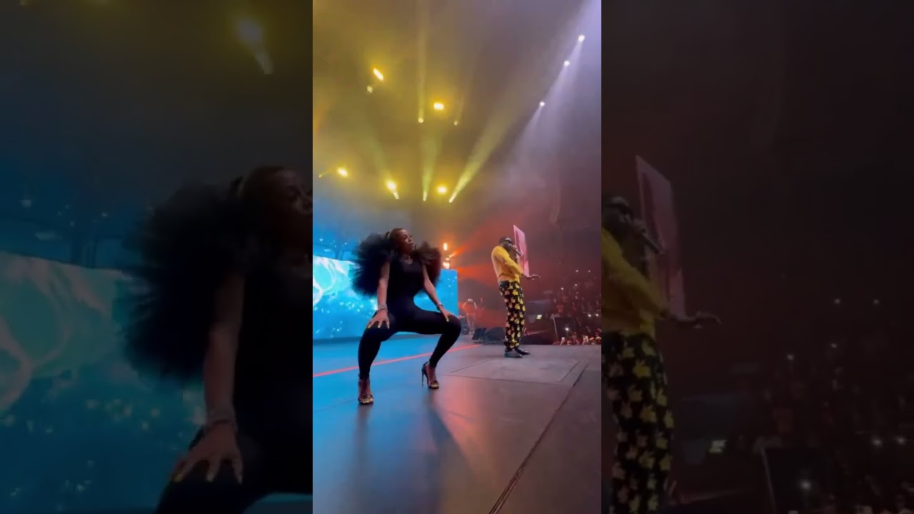 Gucci Mane’s wife Keyshia kaoir going crazy with the moves on stage