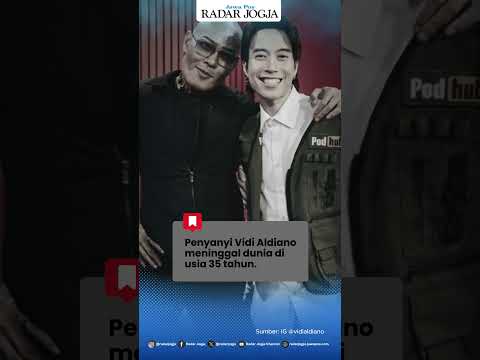 Innalillahi...Penyanyi Vidi Aldiano meninggal dunia di usia 35 tahun