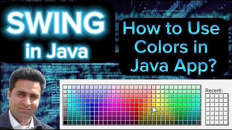 How to Use Color in Java Swing in NetBeans - OOP Made Simple (Complete Tutorial)