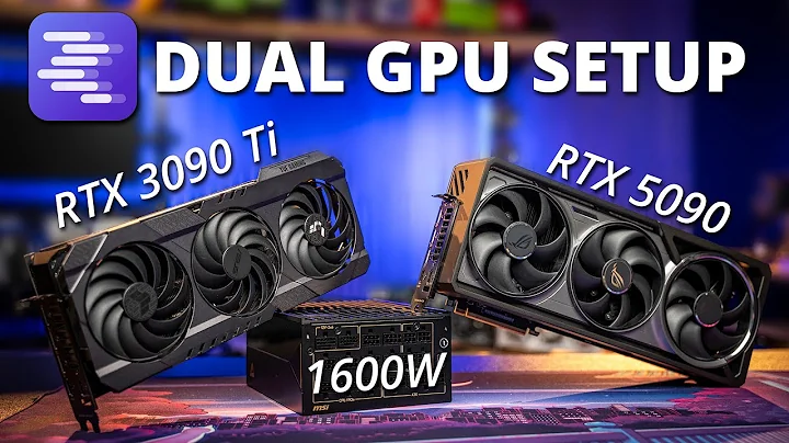 Two GPUs in One Machine?! RTX 5090 Dual GPU Set Up