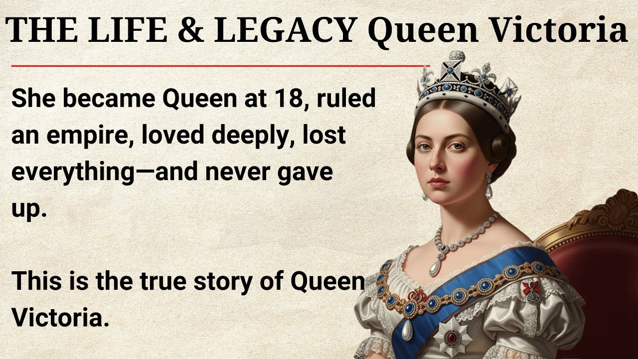 The Untold Real Life Story of Queen Victoria || Learn English Through Story Level 2 ✅️