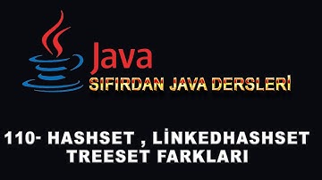 110- Java Dersleri - HashSet , LinkedHashSet , TreeSet Farkları